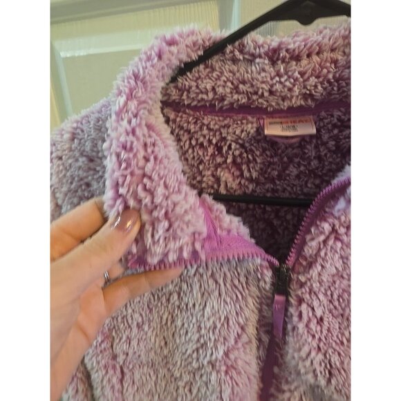 32 Degrees Heat Jacket Junior Girls Fuzzy Pink Full Zip Jacket. Large 14/ 16. - Picture 8 of 14